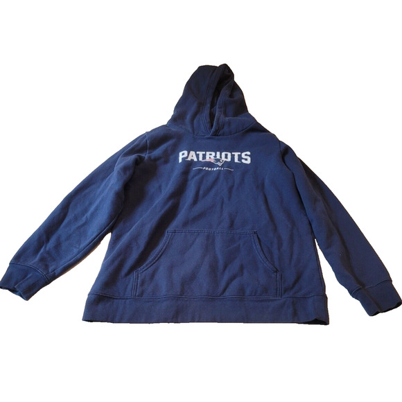 Patriots NFL Pro Line‎ Fanatics Super Navy Blue Pullover Hoodie Youth XLarge - Picture 1 of 5